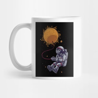 Astronaut Monkey With Planet Mug